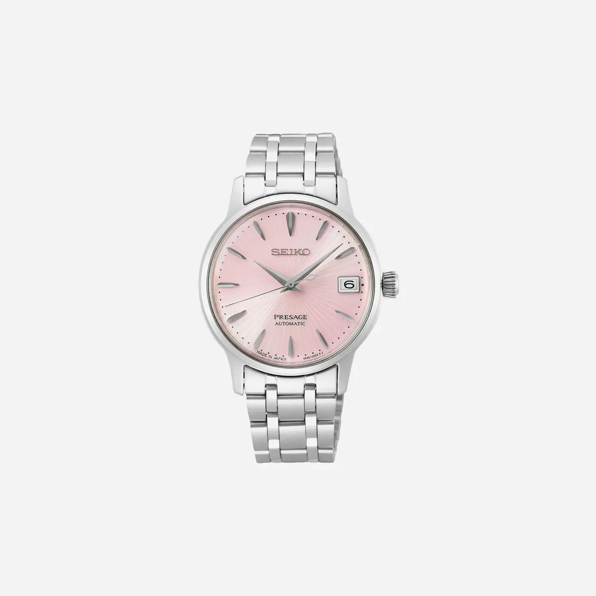 Seiko Presage Cocktail Time Cosmopolitan Pink Dial Stainless Steel Watch Wmns - Srp839j1 1