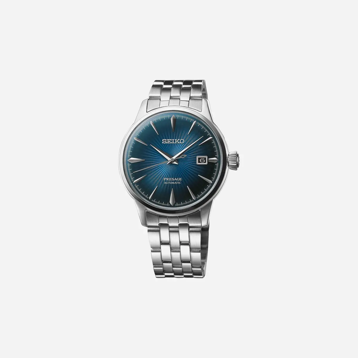 Seiko Presage Automatic Watch Blue Dial Stainless Steel Watch - Srpb41j1 1
