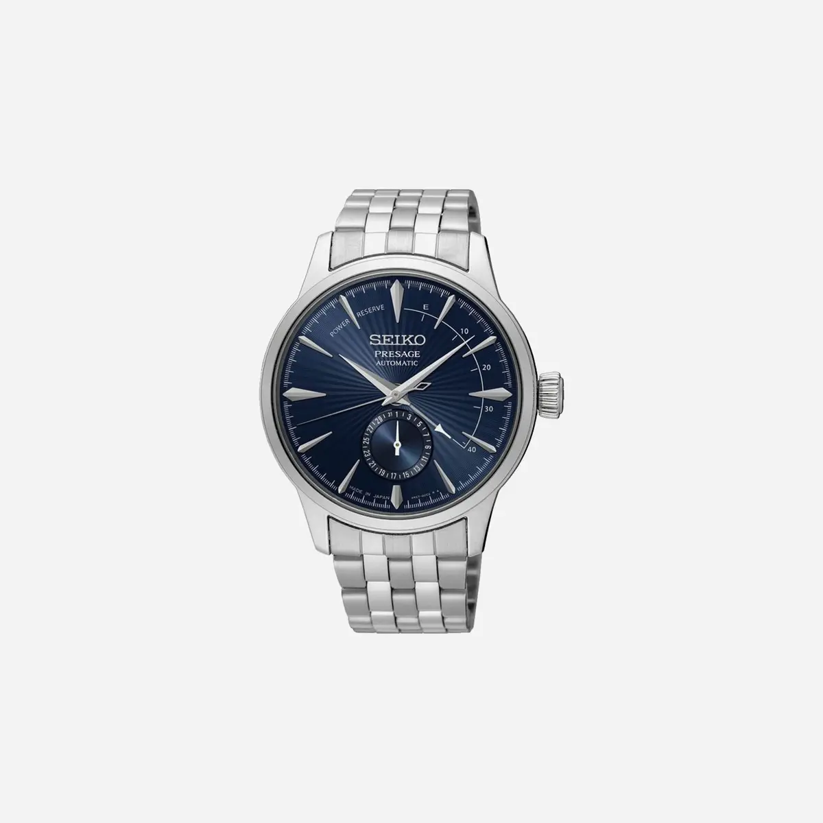 Seiko Presage Automatic Blue Dial Stainless Steel Watch - Ssa347j1 1