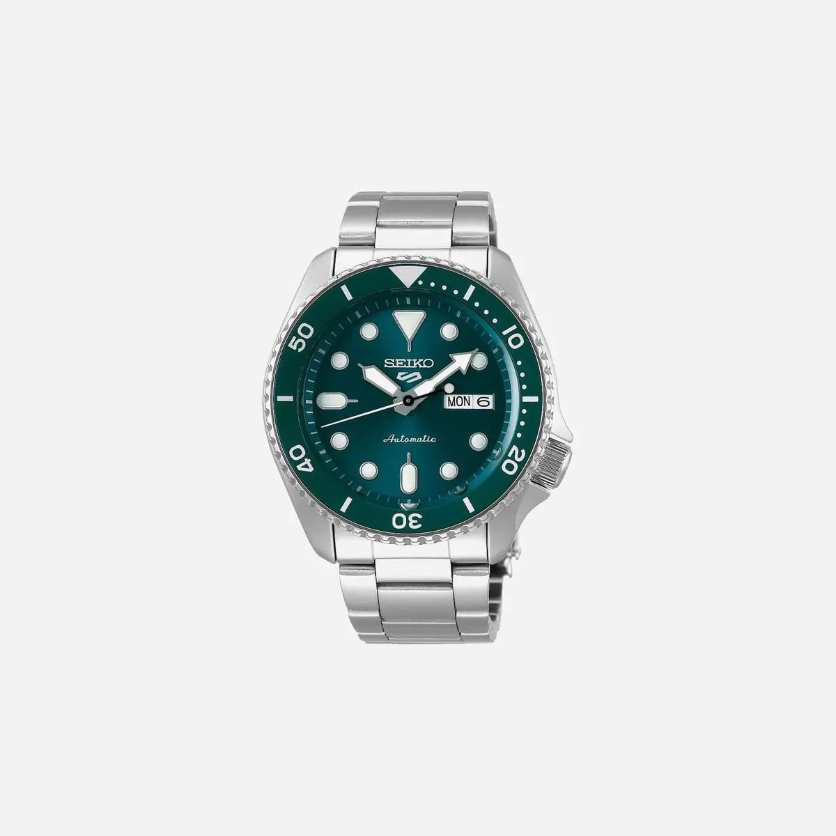 Seiko 5 Sports Automatic Watch Green Dial Stainless Steel Watch - Srpd61k1 1