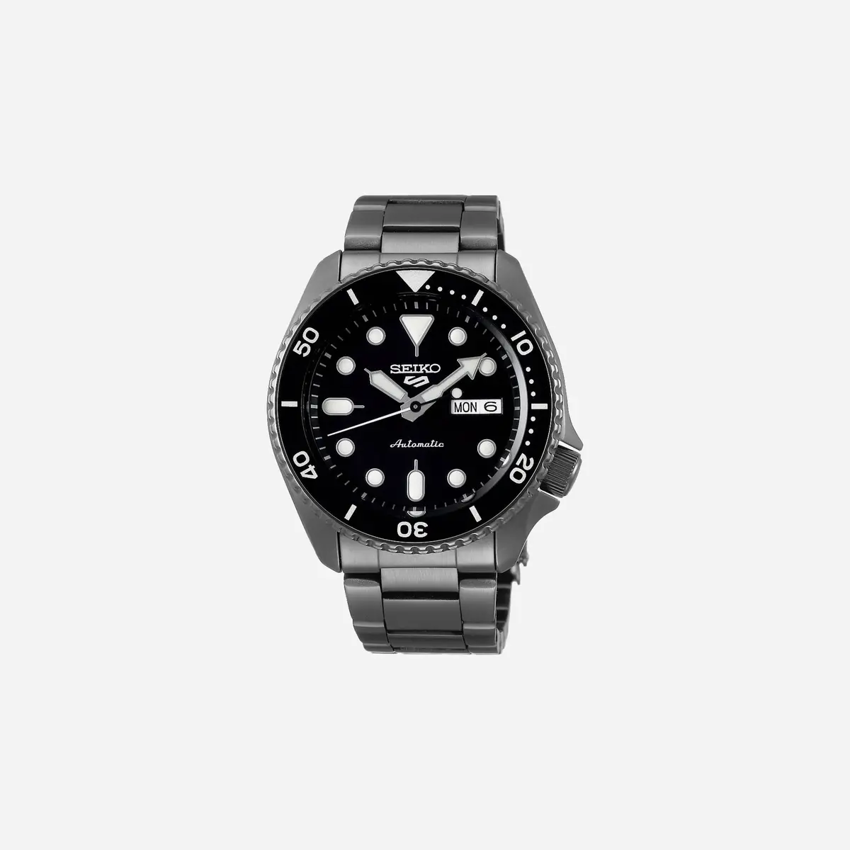 Seiko 5 Sports Automatic Watch Black Dial Stainless Steel Watch Black Pvd - Srpd65k1 1