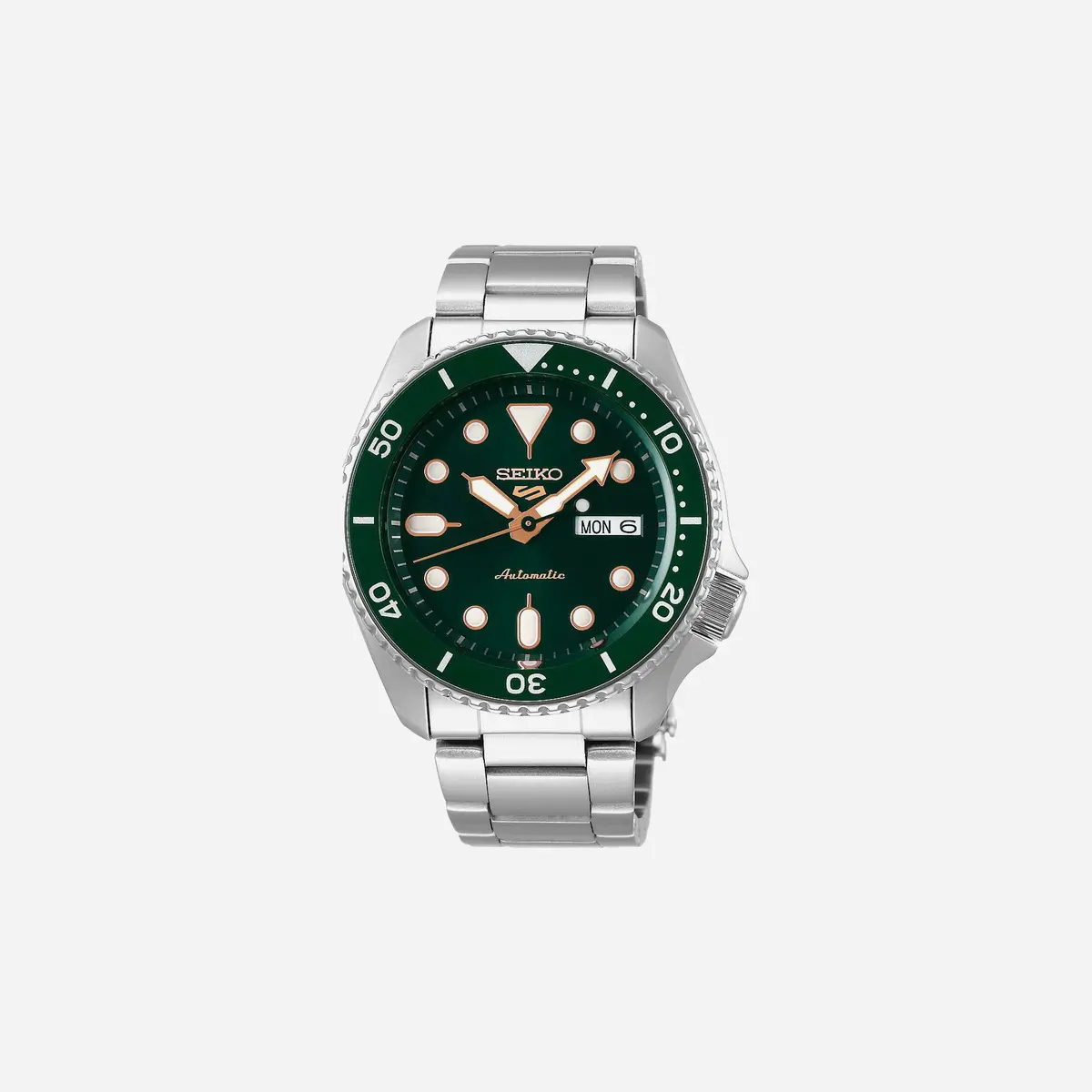 Seiko 5 Sports Automatic Watch Green Dial Stainless Steel Watch - Srpd63k1 1