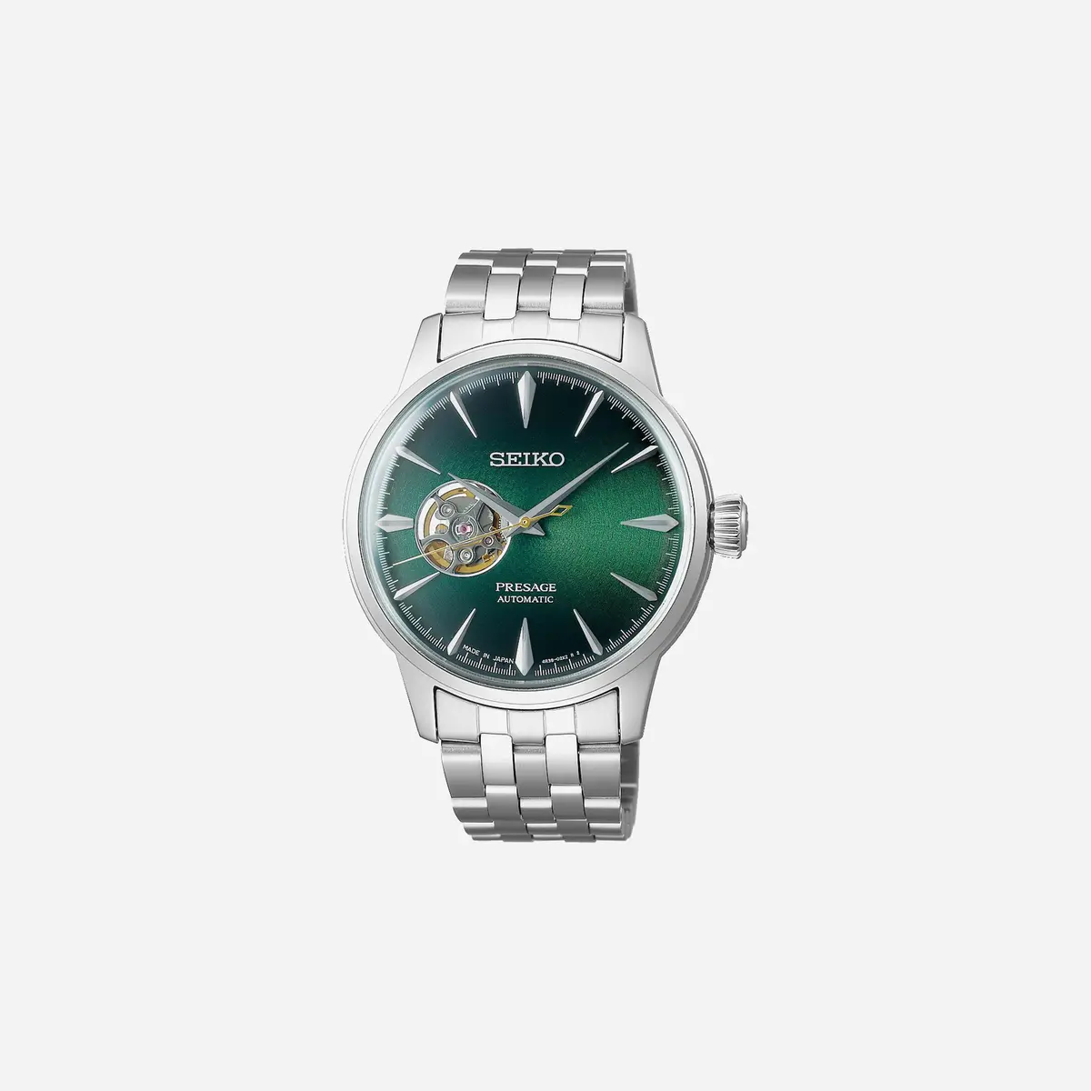 Seiko Presage Automatic Green Dial Stainless Steel Watch - Ssa441j1 1