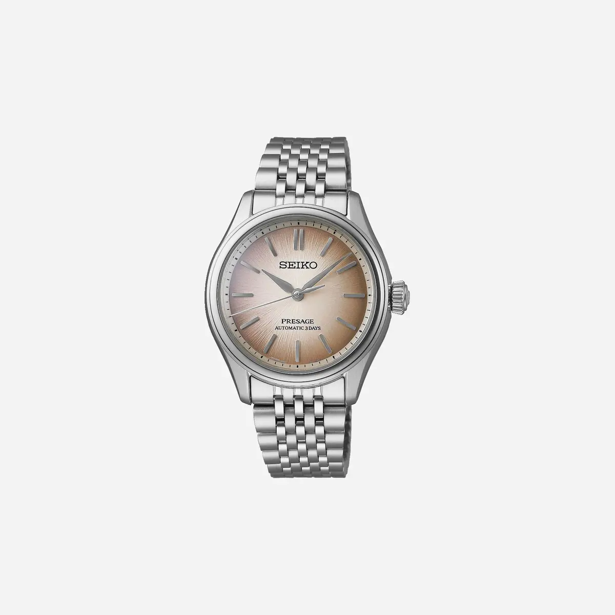 Seiko Presage Classic Series Fushi-Iro 36Mm Brown Dial Stainless Steel Watch - Spb523j1 1