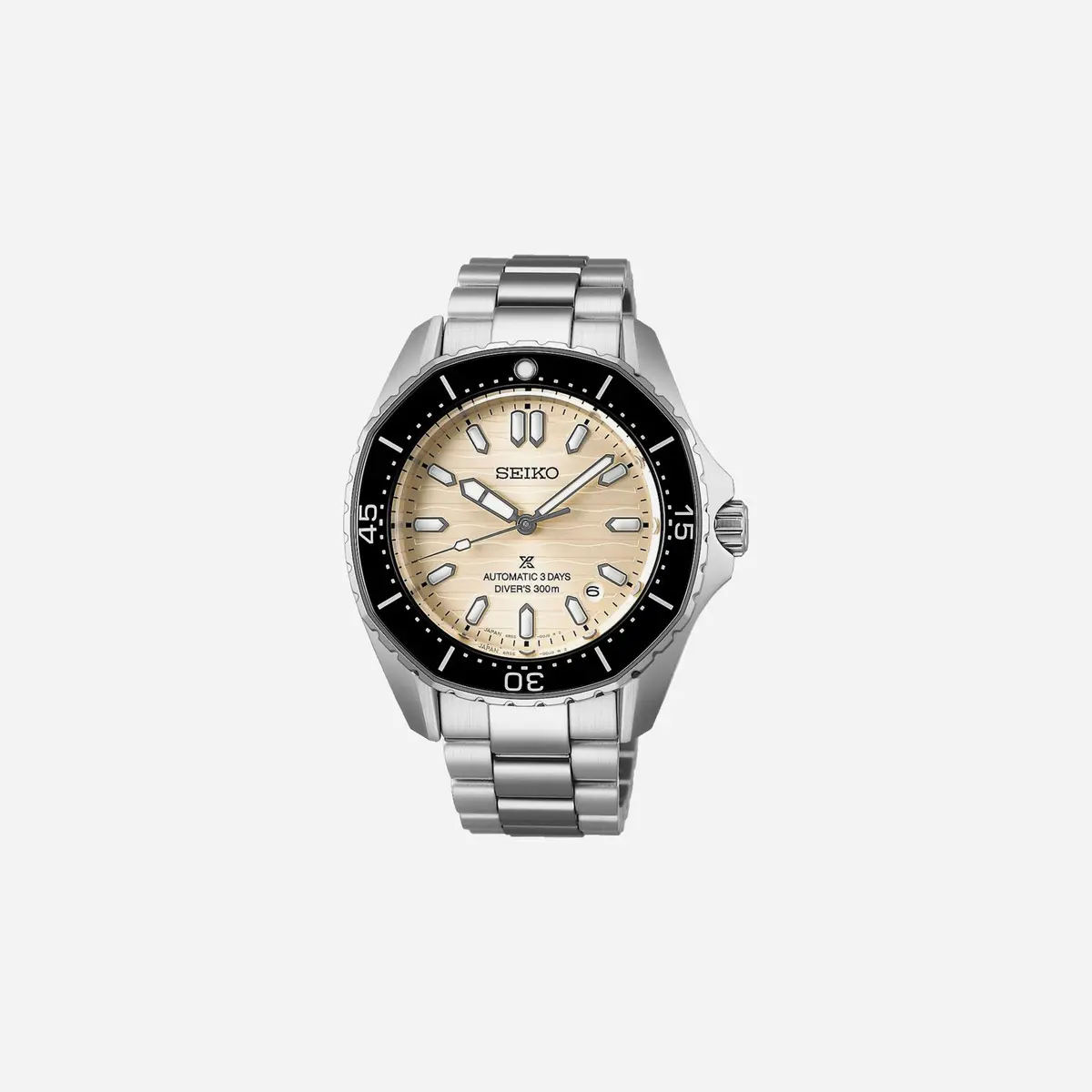 Seiko Prospex Divers Watch Polygonal In Pearl-White Cream Dial Stainless Steel Watch - Spb481j1 1