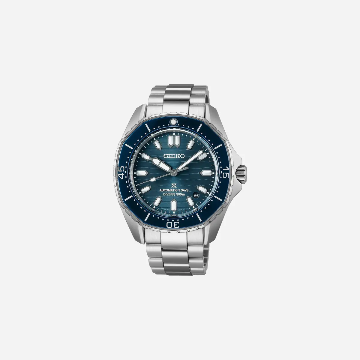 Seiko Prospex Divers Watch Polygonal In Coastline-Cobalt Blue Dial Stainless Steel Watch - Spb483j1 1