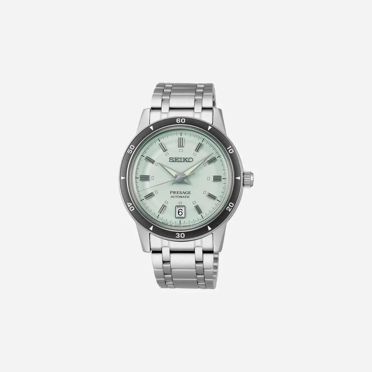 Seiko Presage Style 60S In Ice Green Ice Green Dial Stainless Steel Watch - Srpl71j1 1