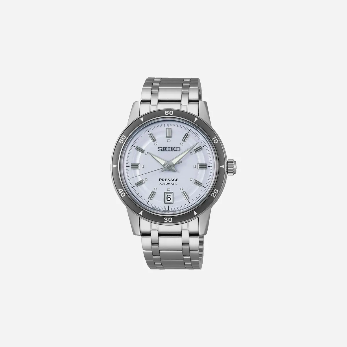Seiko Presage Style 60S In Silvery Violet Violet Dial Stainless Steel Watch - Srpl73j1 1