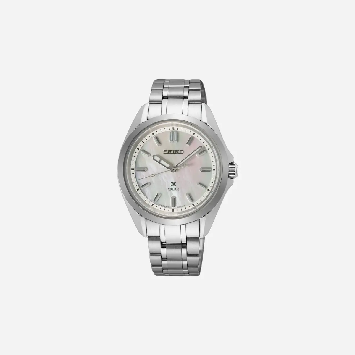 Seiko Prospex Marine Sports In Seafoam White White Mop Dial Stainless Steel Watch Wmns - Sur605j1 1