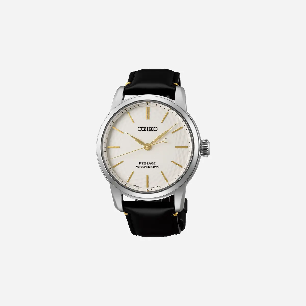 Seiko Presage Classic Series Unglazed Arita Porcelain Limited Edition Leaf Dial Leather Strap Watch - Spb497j1 1