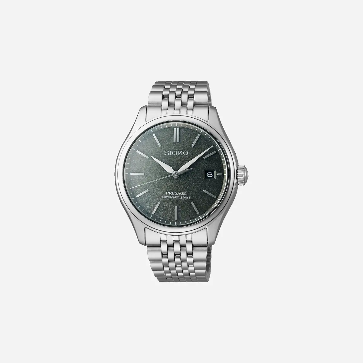Seiko Presage Classic Series Sensaicha Grey Dial Stainless Steel Watch - Spb465j1 1