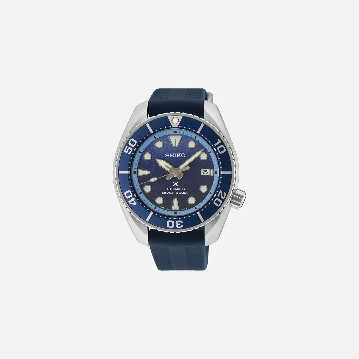 Seiko Prospex Limited Edition Blue Fire Crater Limited Edition. Blue Dial Silicon Strap Watch - Spb543j1 1