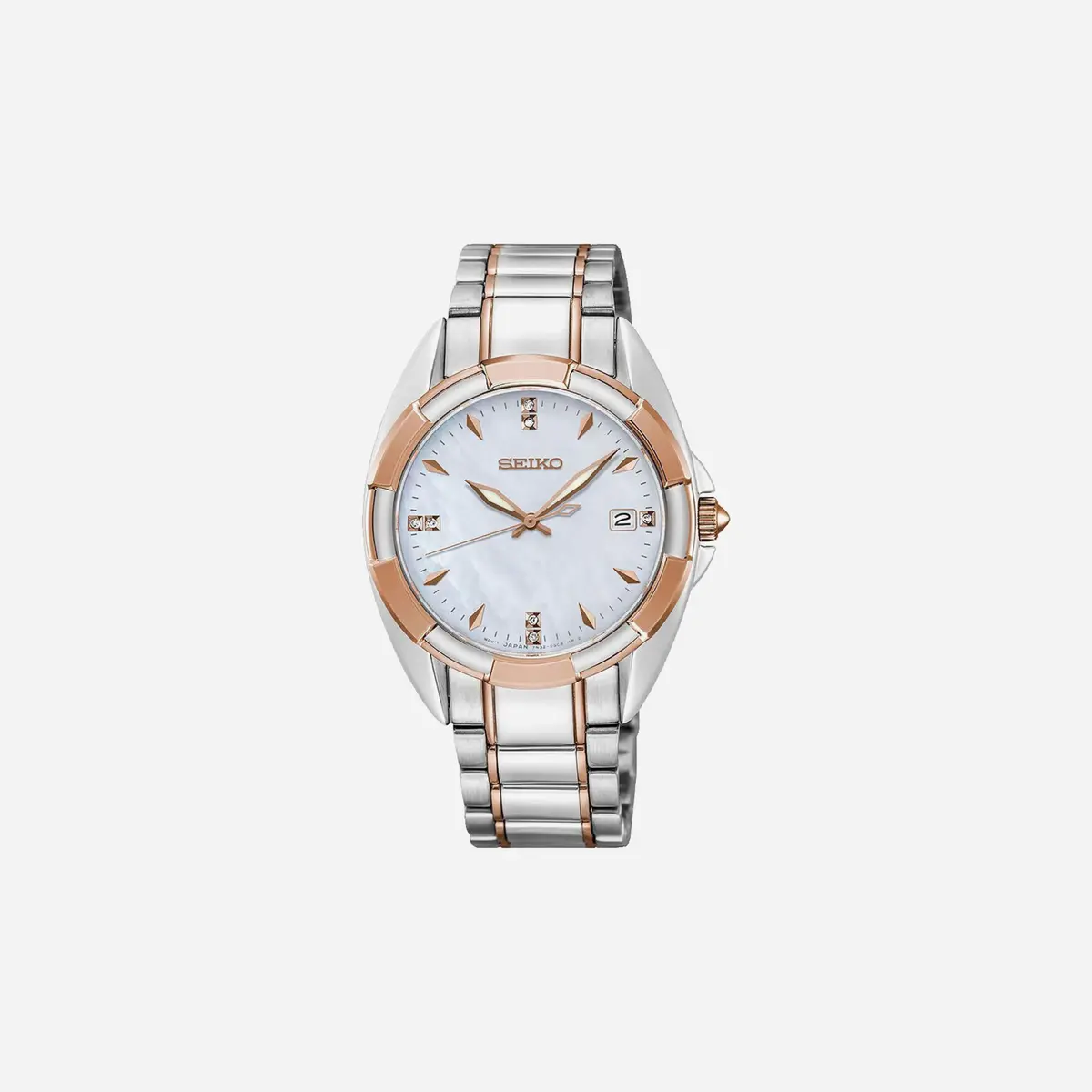 Seiko Quartz Watch Quartz Dial Stainless Steel Watch Rose Gold Pvd - Skk888p1 1
