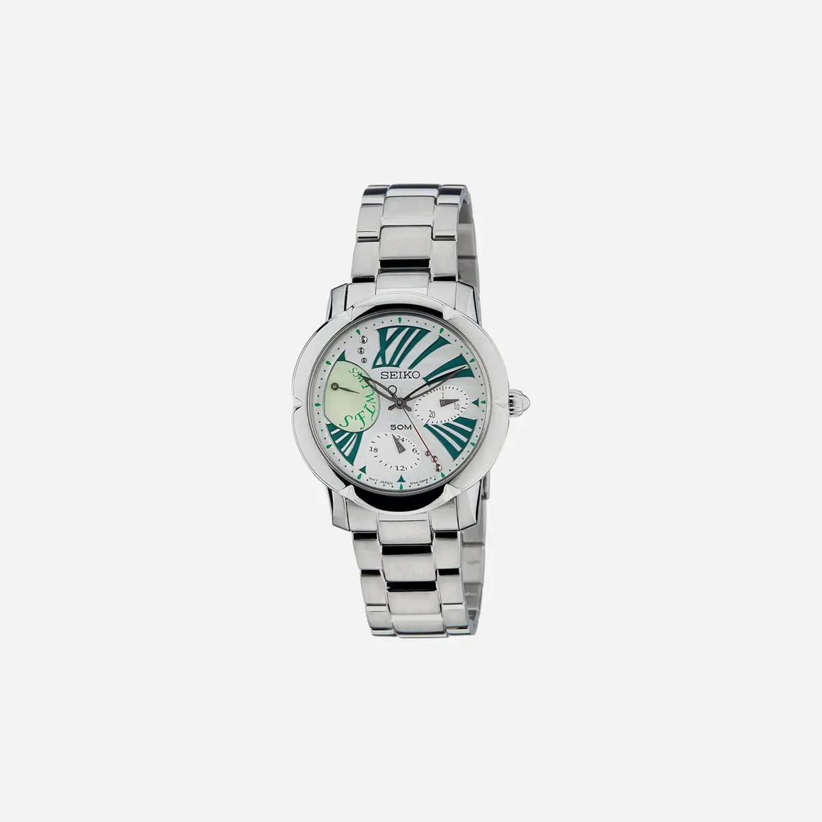 Seiko Quartz Watch Quartz Dial Stainless Steel Watch - Snt879p1 1