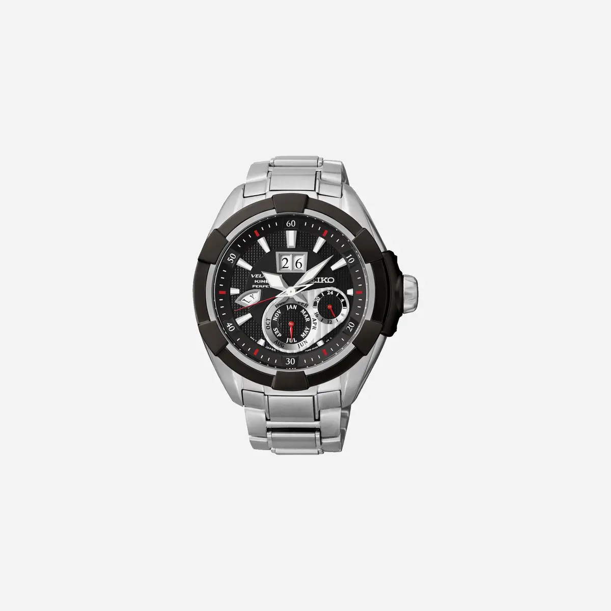 Seiko Velatura Perpetual Watch Quartz Dial Stainless Steel Watch - Snp101p1 1