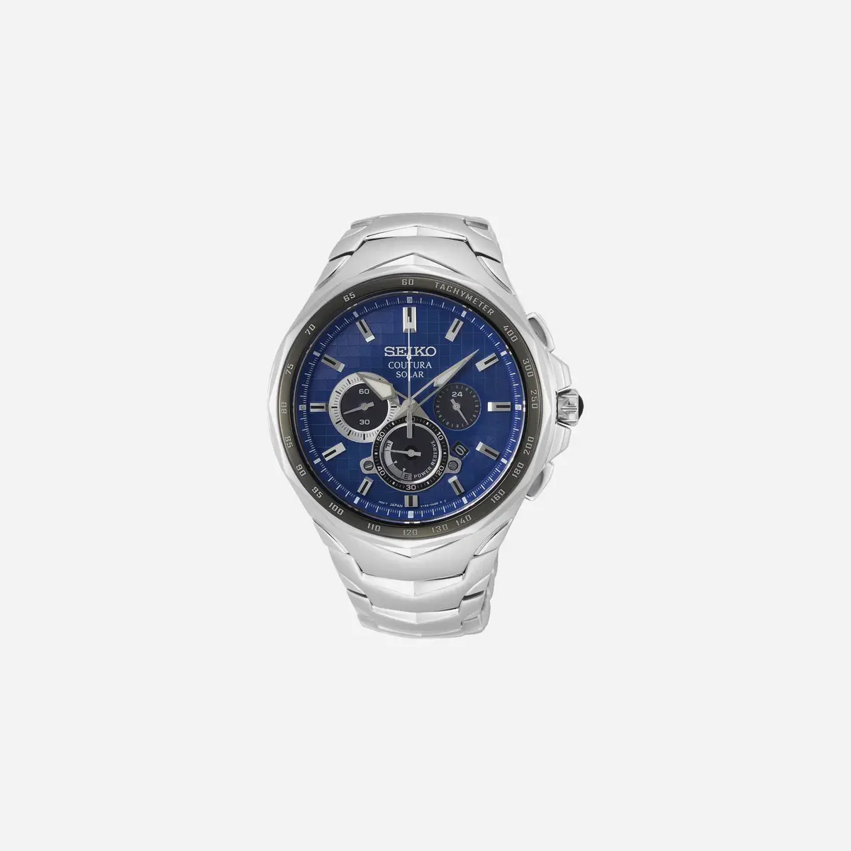 Seiko Coutura Solar Watch Blue Dial Stainless Steel Watch - Ssc749p1 1