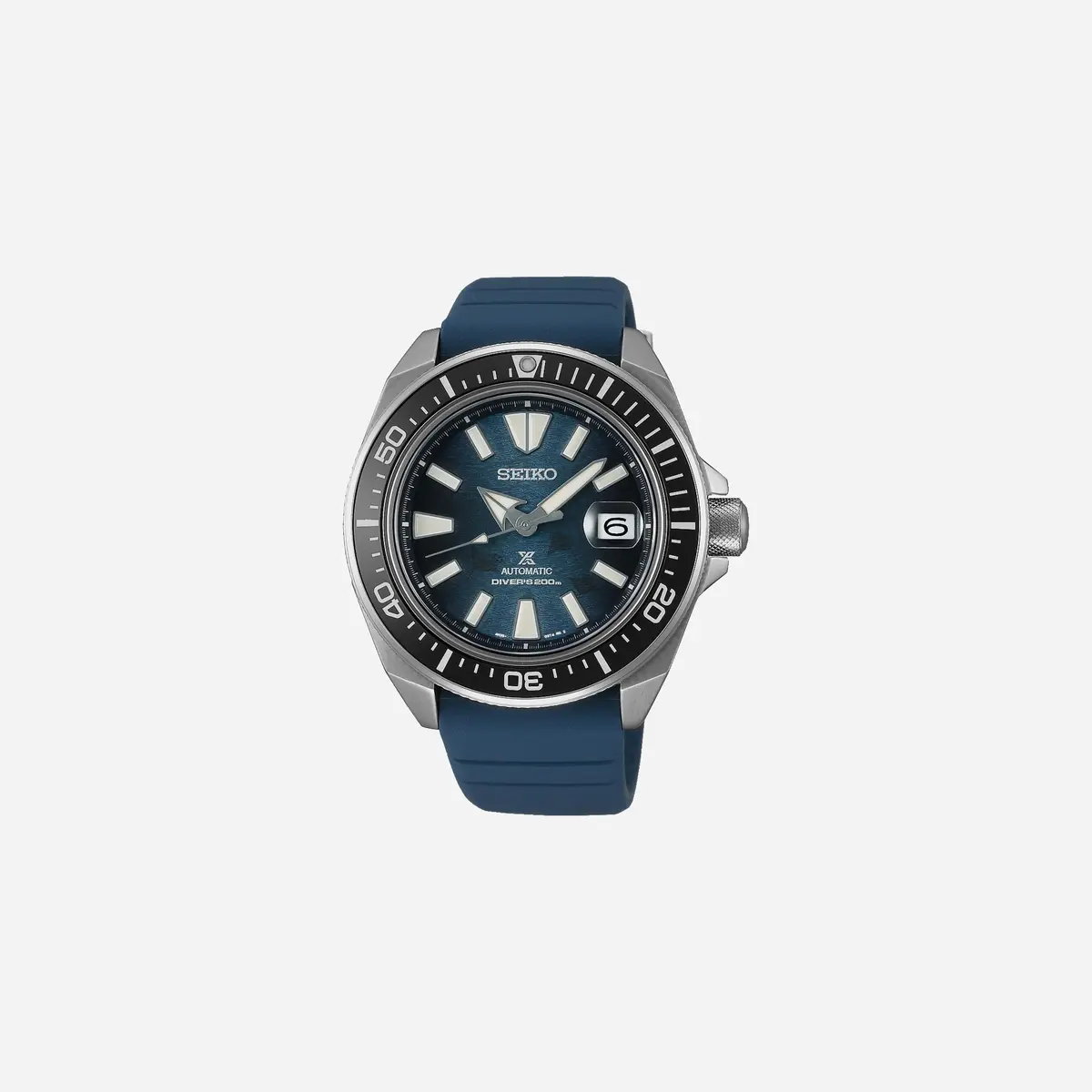 Seiko Prospex Save The Ocean King Samurai Blue Dial Silicon Strap Watch - Srpf79k1 1
