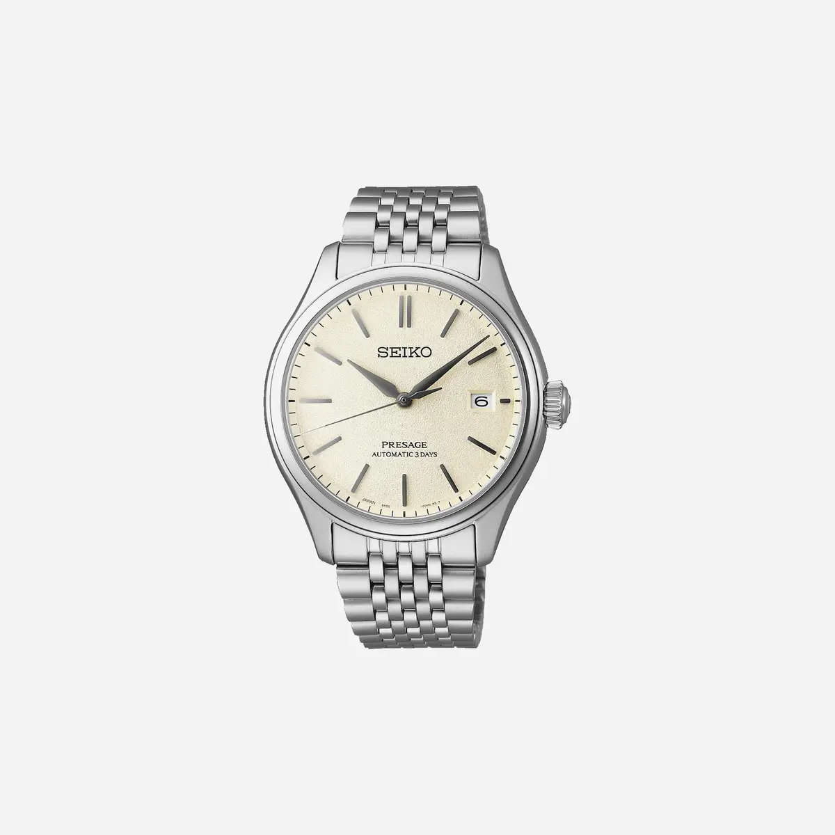 Seiko Presage Classic Series Shiro-Iro Warm White Dial Stainless Steel Watch - Spb463j1 1
