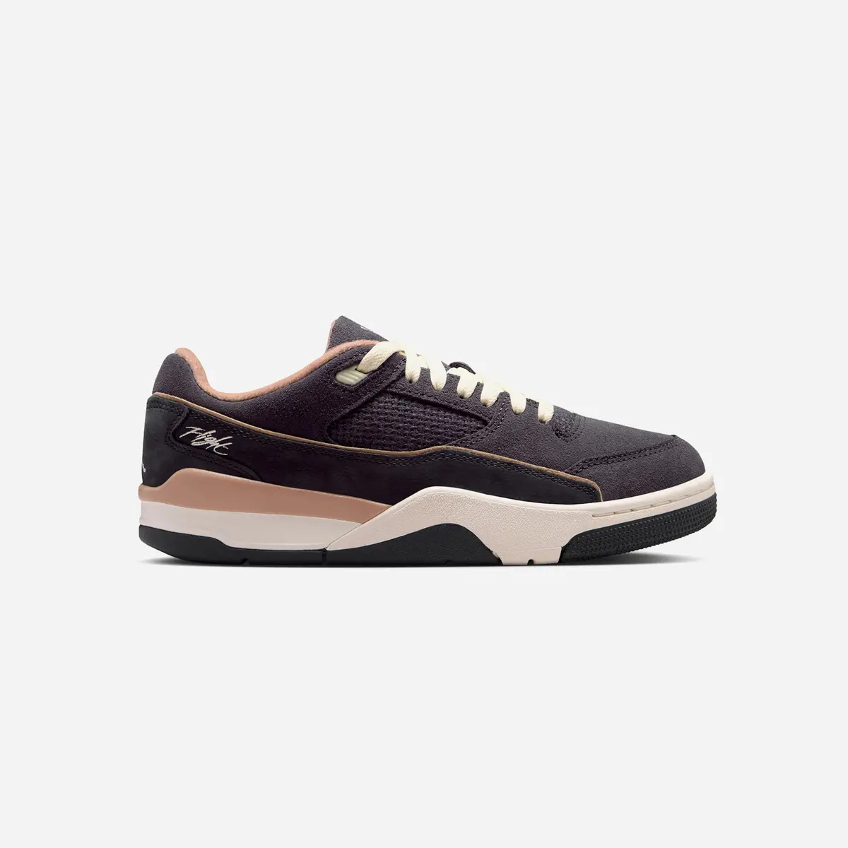 Nike Air Jordan Flight Court Black Rattan Coconut Milk Wmns 1