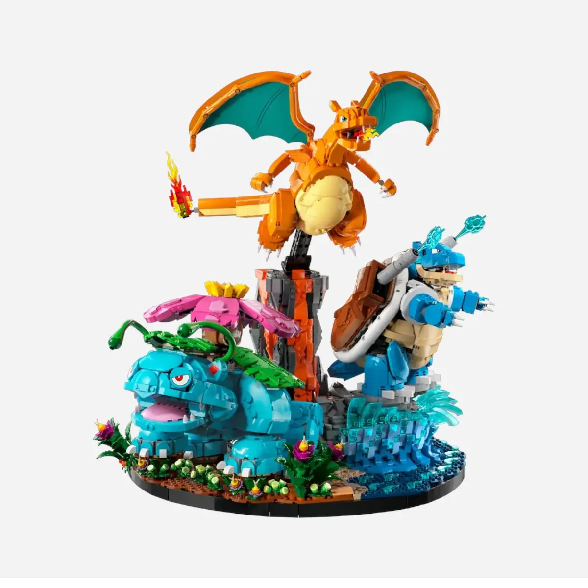 Lego X Pokemon Venusaur, Charizard And Blastoise Set #72153 1